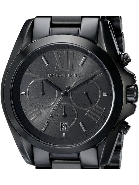 Buy Michael Kors Unisex Chronograph Quartz Bradshaw Black Stainless Steel Black Dial 42mm Watch - Mk5550 in Pakistan