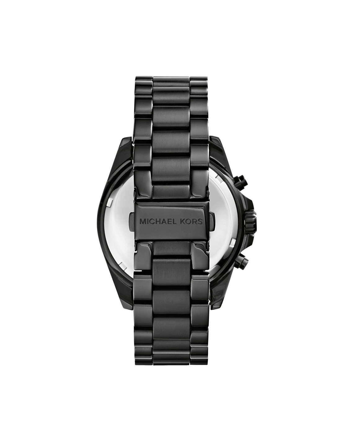 Buy Michael Kors Unisex Chronograph Quartz Bradshaw Black Stainless Steel Black Dial 42mm Watch - Mk5550 in Pakistan