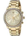 Buy Michal Kors Brinkley Gold-tone Dial Stainless Steel Chronograph Quartz Ladies Watch - Mk6187 in Pakistan