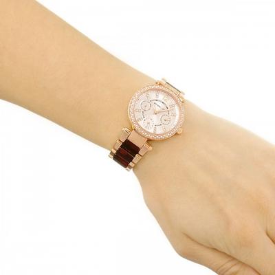 Buy Michael Kors Womens Quartz Stainless Steel Rose Gold Dial 33mm Watch - Mk6239 in Pakistan
