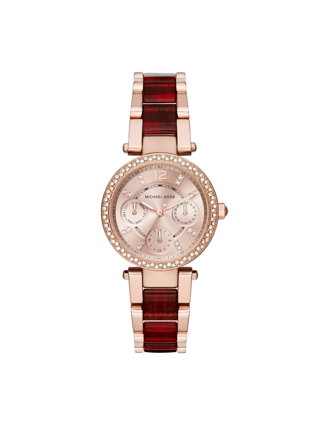 Buy Michael Kors Womens Quartz Stainless Steel Rose Gold Dial 33mm Watch - Mk6239 in Pakistan