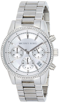 Buy Michael Kors Womens Quartz Ritz Silver Stainless Steel White Dial 37mm Watch - Mk6428 in Pakistan