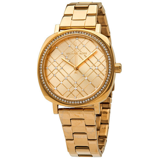 Buy Michael Kors Nia Quartz Gold-tone Crystal Dial Gold Steel Strap Ladies Watch - Mk3989 in Pakistan