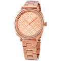 Buy Michael Kors Nia Quartz Rose Gold Crystal Dial Rose Gold Steel Strap Ladies Watch - Mk3990 in Pakistan