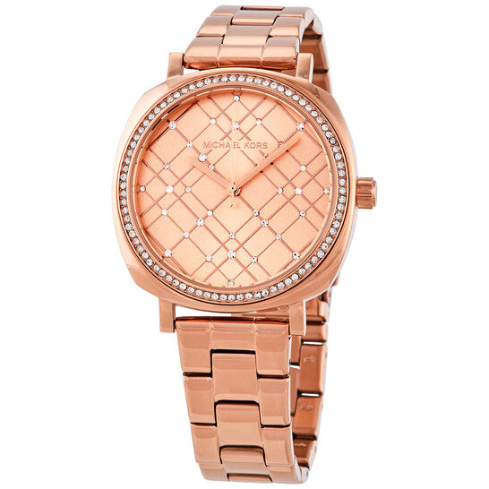 Buy Michael Kors Nia Quartz Rose Gold Crystal Dial Rose Gold Steel Strap Ladies Watch - Mk3990 in Pakistan