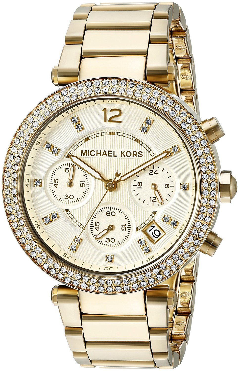 Buy Michael Kors Womens Quartz Stainless Steel Champagne Dial 39mm Watch - Mk5354 in Pakistan