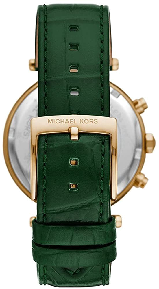Buy Michael Kors Womens Quartz Green Leather Strap Green Dial 39mm Watch - Mk6985 in Pakistan