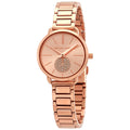 Buy Michael Kors Quartz Stainless Steel Rose Gold Dial 28mm Watch for Women - Mk3839 in Pakistan