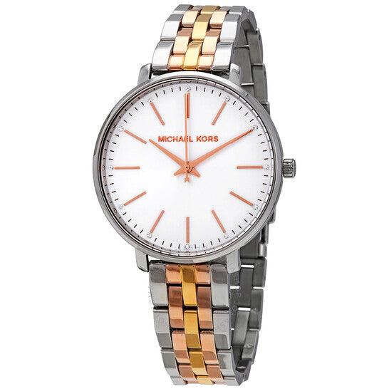 Buy Michael Kors Pyper Silver Dial Two -tone Stainless Steel Strap Ladies Watch - Mk3901 in Pakistan