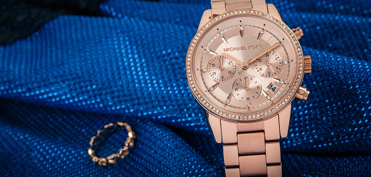 Buy Michael Kors Womens Quartz Stainless Steel Rose Gold Dial 37mm Watch - Mk6357 in Pakistan