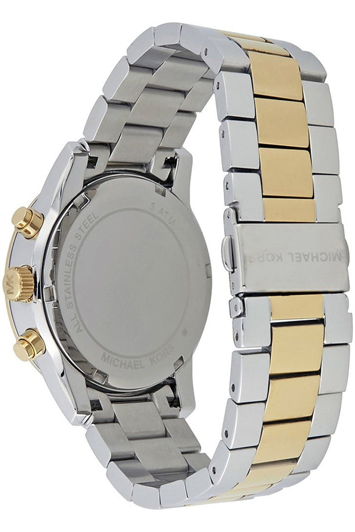 Buy Michael Kors Womens Quartz Chronograph Ritz Two Tone Stainless Steel White Dial 37mm Watch - Mk6474 in Pakistan