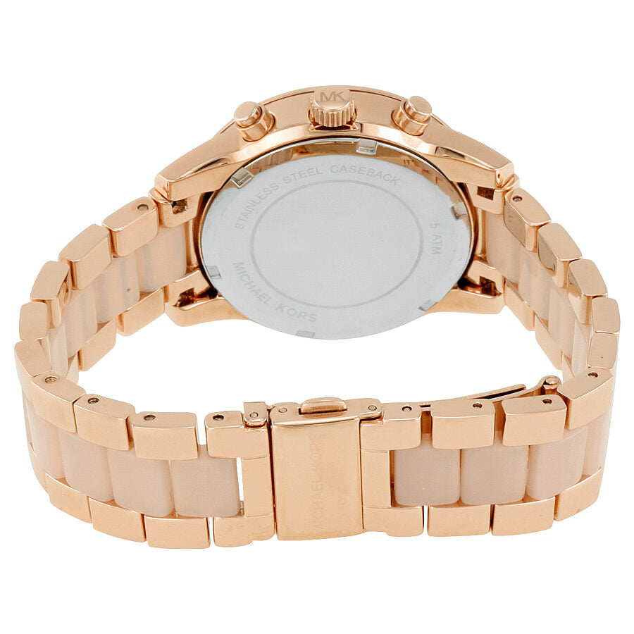 Buy Michael Kors Womens Quartz Ritz Stainless Steel Rose Gold Dial 37mm Watch - Mk6307 in Pakistan