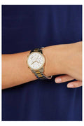 Buy Michael Kors Womens Quartz Chronograph Ritz Two Tone Stainless Steel White Dial 37mm Watch - Mk6474 in Pakistan