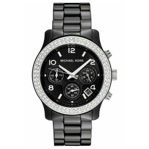 Buy Michael Kors Womens Quartz Black Ceramic Chain Black Dial 40mm Watch - Mk5190 in Pakistan