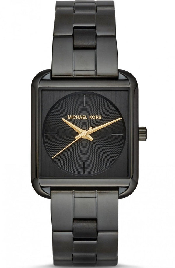 Buy Michael Kors Square Lake Black Dial Black Stainless Steel Strap Women's Watch - Mk3666 in Pakistan