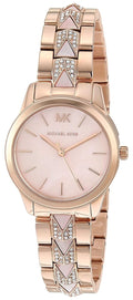 Buy Michael Kors Womens Quartz Runway Stainless Steel Pink Dial 28mm Watch - Mk6856 in Pakistan