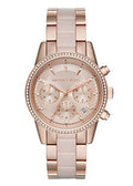 Buy Michael Kors Womens Quartz Ritz Stainless Steel Rose Gold Dial 37mm Watch - Mk6307 in Pakistan