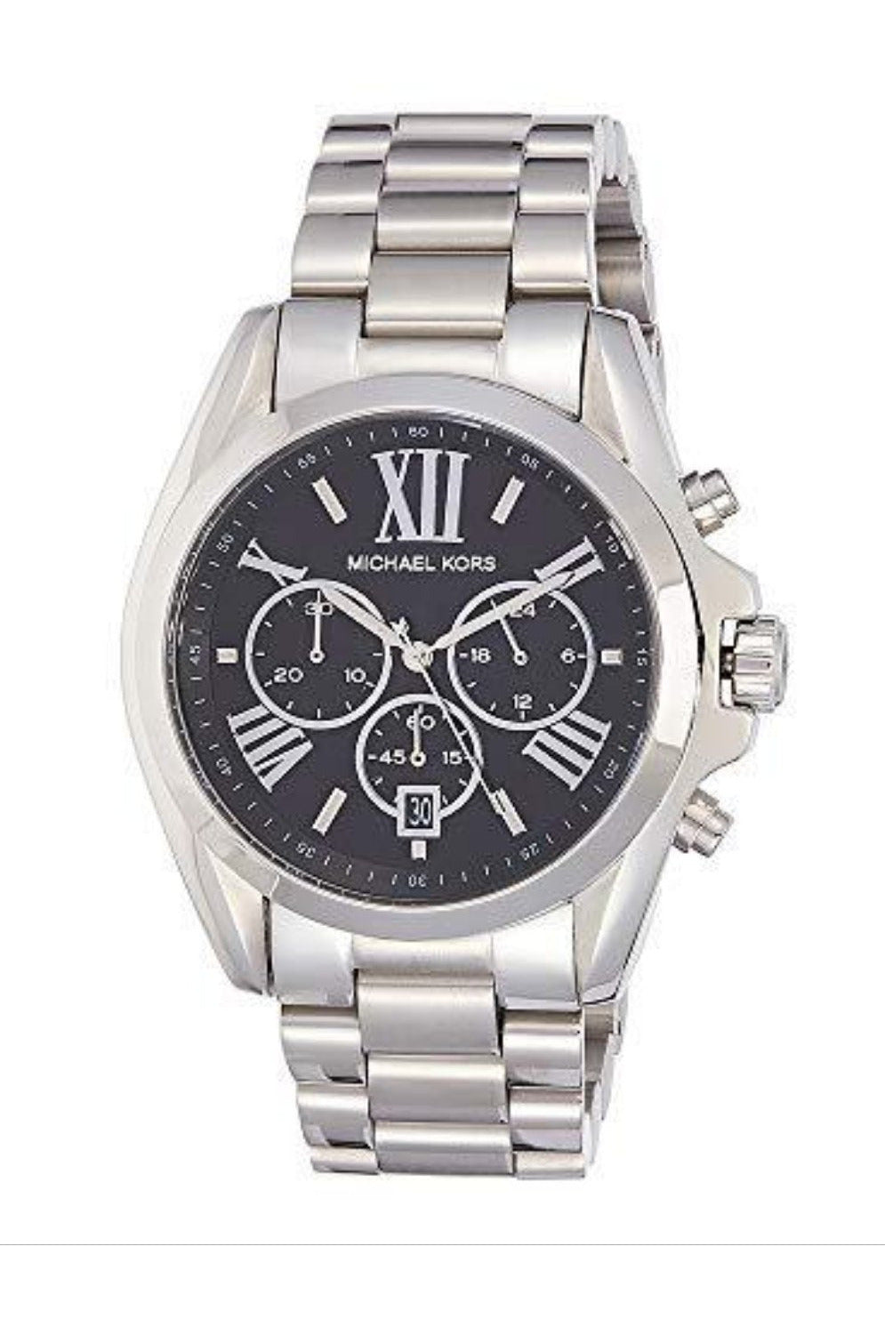Buy Michael Kors Mens Chronograph Quartz Bradshaw Stainless Steel Black Dial 44mm Watch - Mk5705 in Pakistan