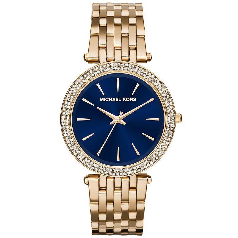 Buy Michael Kors Womens Quartz Darci Gold Stainless Steel Blue Dial 39mm Watch - Mk3406 in Pakistan