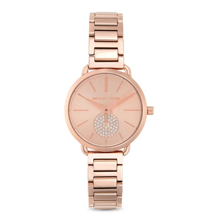 Buy Michael Kors Quartz Stainless Steel Rose Gold Dial 28mm Watch for Women - Mk3839 in Pakistan