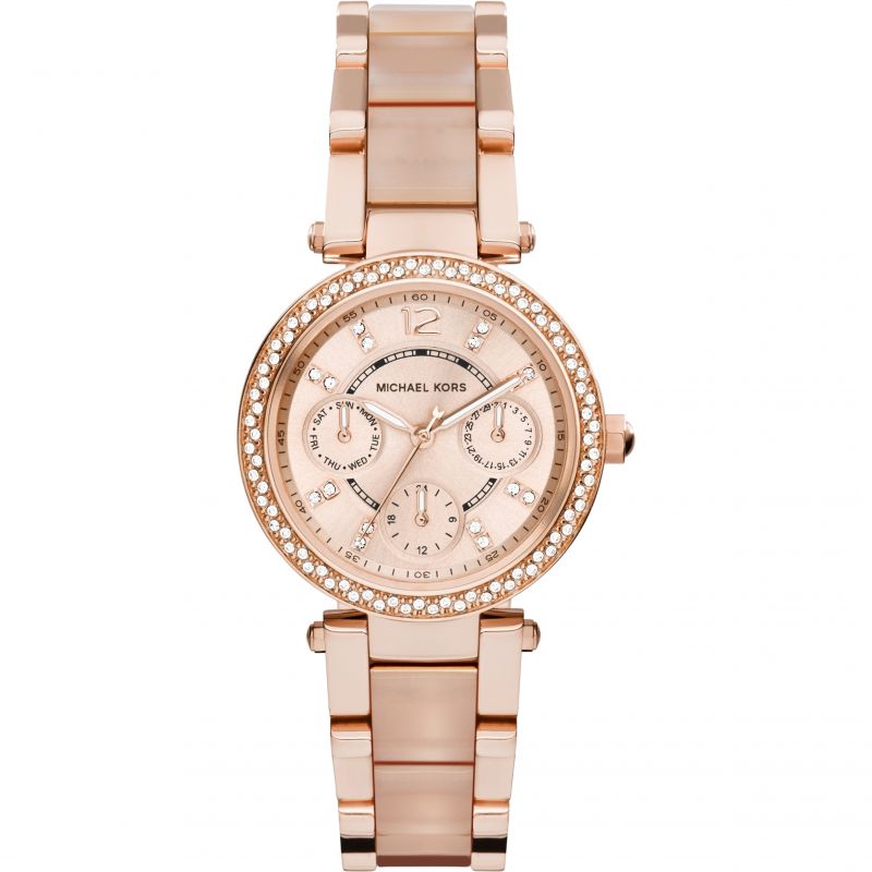 Buy Michael Kors Womens Quartz Stainless Steel Rose Gold Dial 33mm Watch - Mk6110 in Pakistan