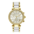 Buy Michael Kors Womens Quartz Parker Stainless Steel White Dial 39mm Watch - Mk6119 in Pakistan