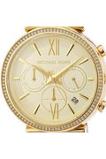 Buy Michael Kors Womens Quartz Chronograph Stainless Steel Gold Dial 39mm Watch - Mk6559 in Pakistan