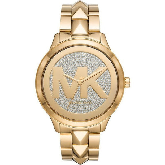 Buy Michael Kors Womens Quartz Runway Stainless Steel Gold Dial 44mm Watch - Mk6714 in Pakistan