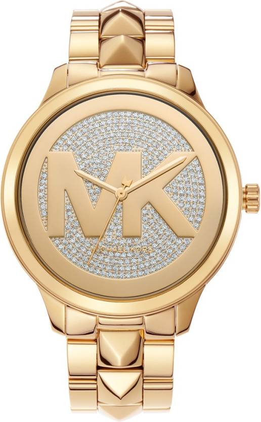 Buy Michael Kors Womens Quartz Runway Stainless Steel Gold Dial 44mm Watch - Mk6714 in Pakistan