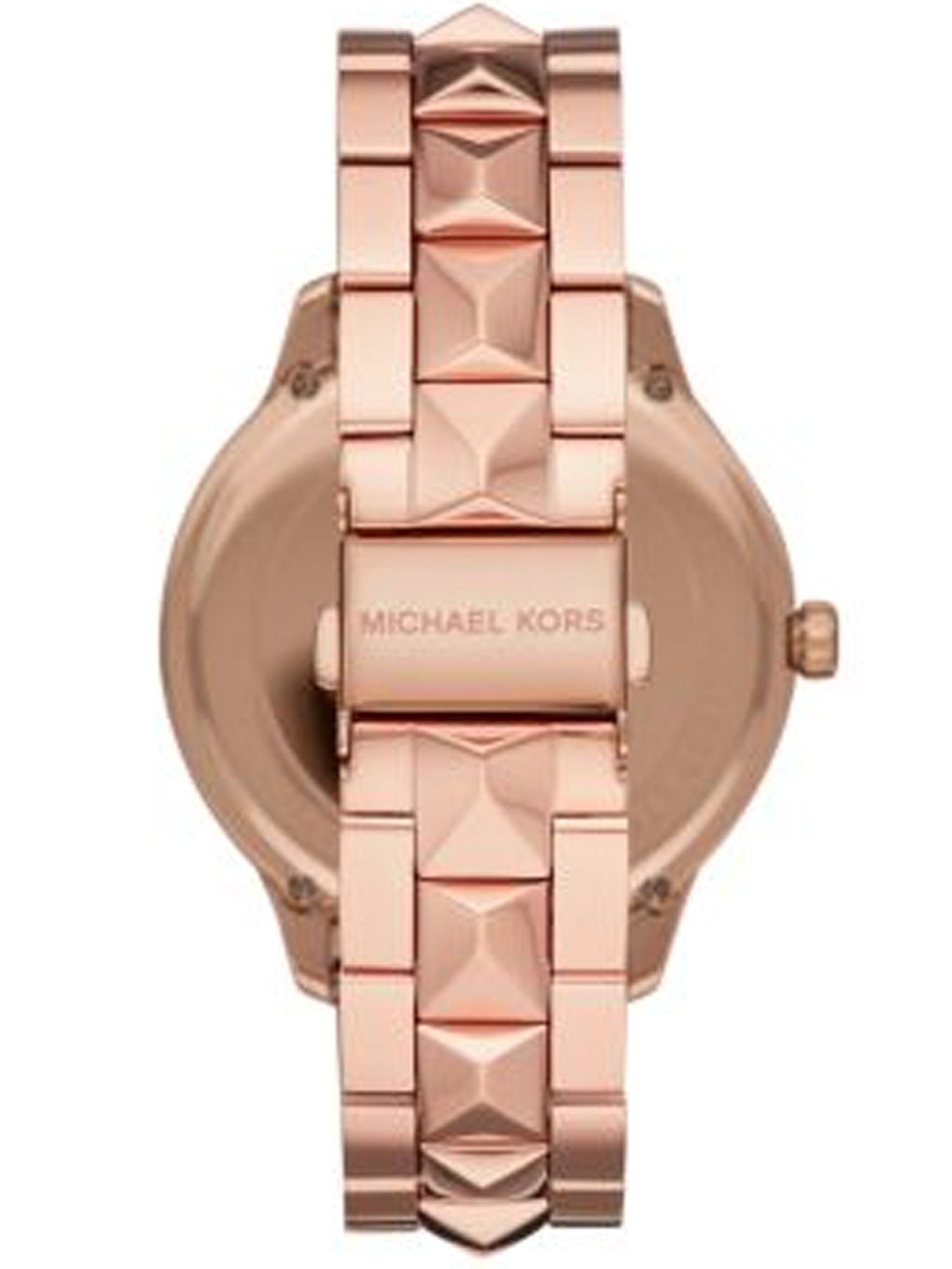 Buy Michael Kors Womens Quartz Runway Stainless Steel Rose Gold Dial 44mm Watch - Mk6736 in Pakistan