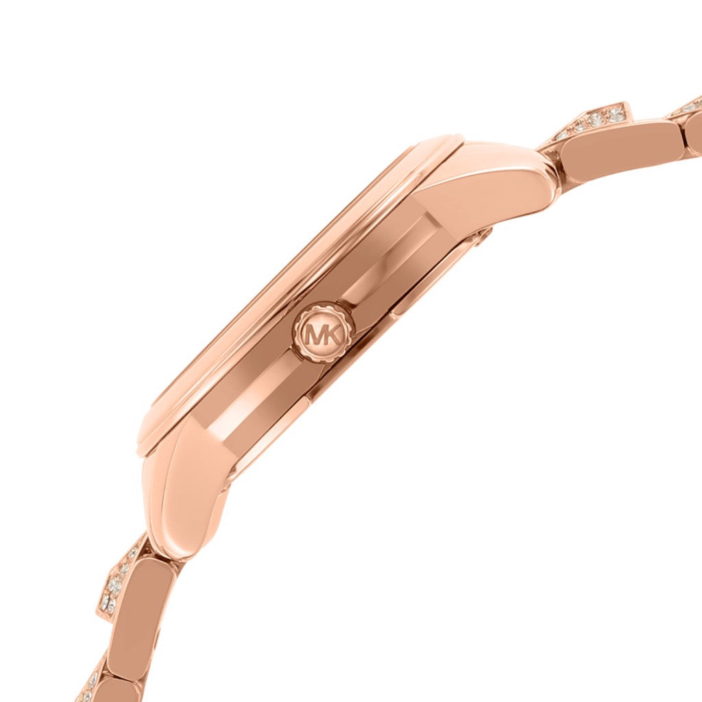 Buy Michael Kors Womens Quartz Runway Stainless Steel Pink Dial 28mm Watch - Mk6856 in Pakistan