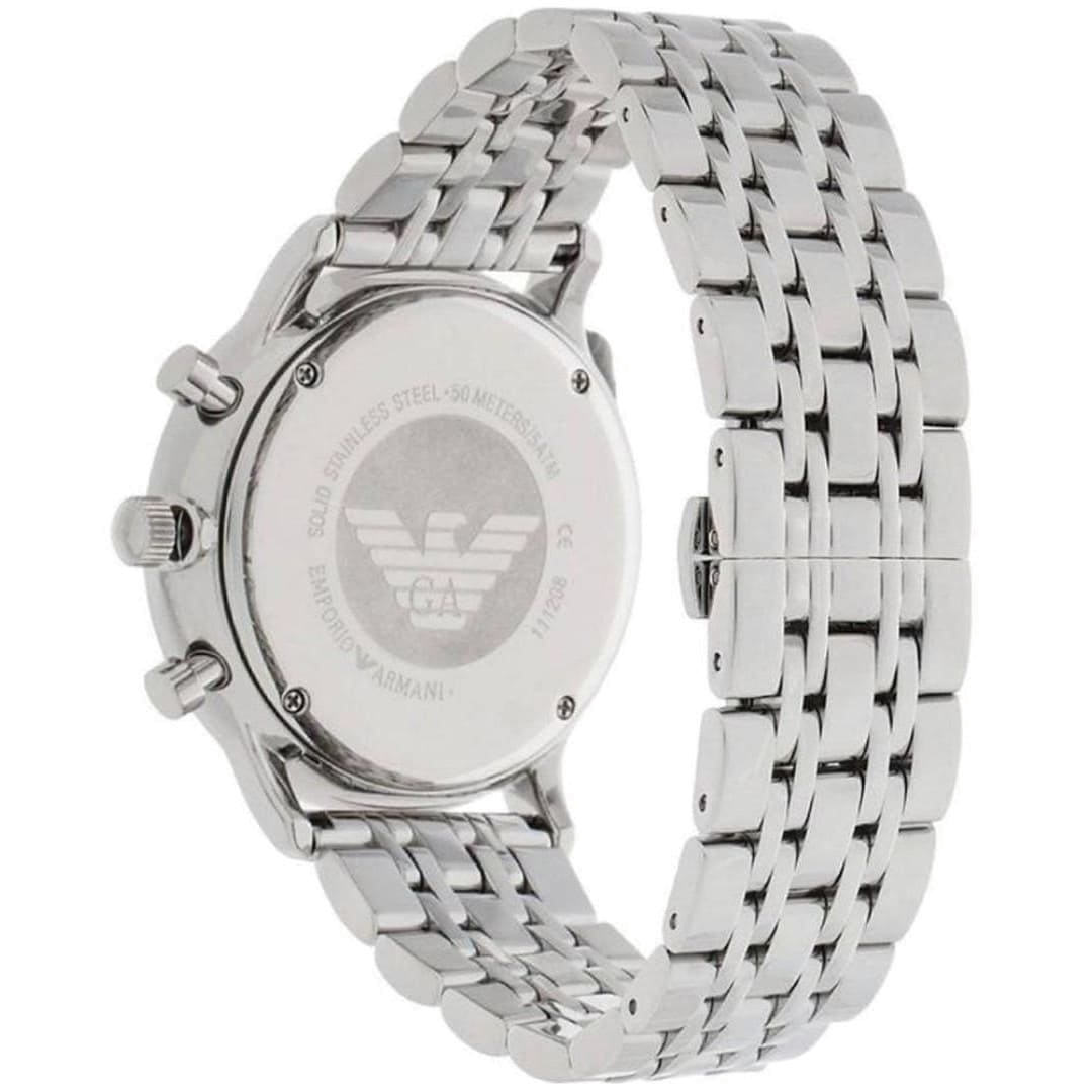 Buy Emporio Armani Mens Chronograph Quartz Stainless Steel Black Dial 46mm Watch - Ar5988 in Pakistan