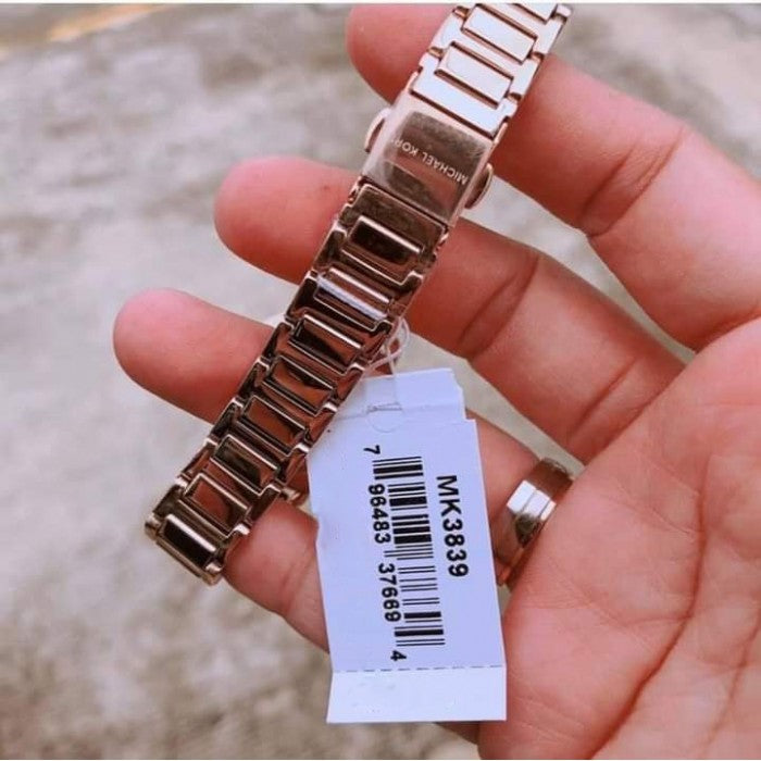 Buy Michael Kors Quartz Stainless Steel Rose Gold Dial 28mm Watch for Women - Mk3839 in Pakistan