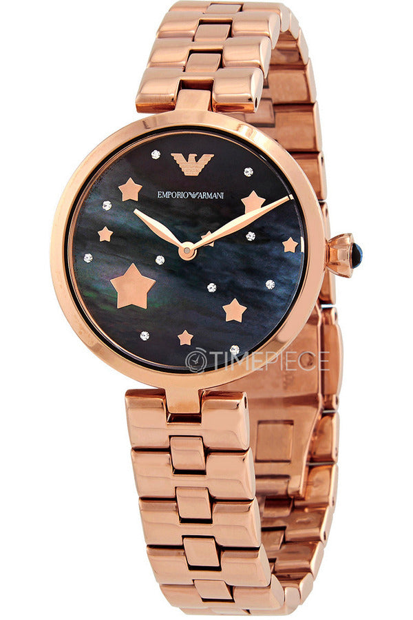Buy Emporio Armani Womens Analogue Quartz Watch with Stainless Steel Strap AR11197 in Pakistan