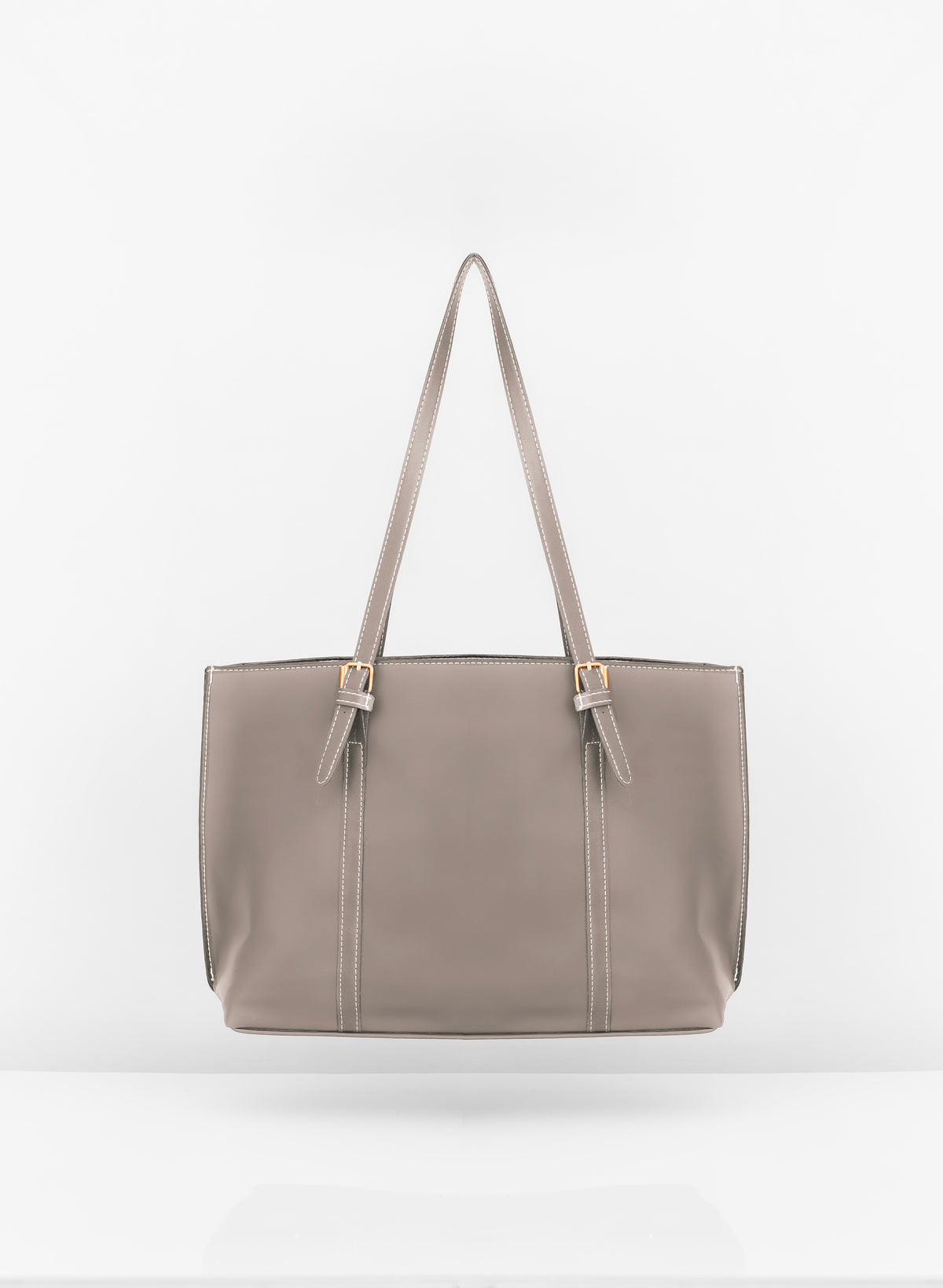 Buy Negative Apparel Knot Decor Large Capacity Tote Bag FD - Gray in Pakistan