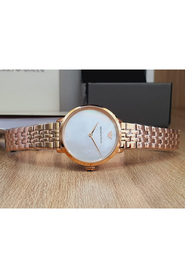 Buy Emporio Armani Women’s Analog Stainless Steel Mother of Pearl Dial 32mm Watch 11158 in Pakistan