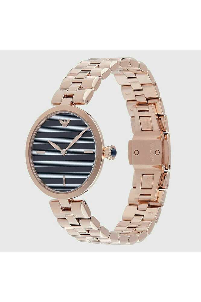 Buy Emporio Armani Women's Quartz Stainless Steel Blue & Grey Dial 32mm Watch AR11220 in Pakistan