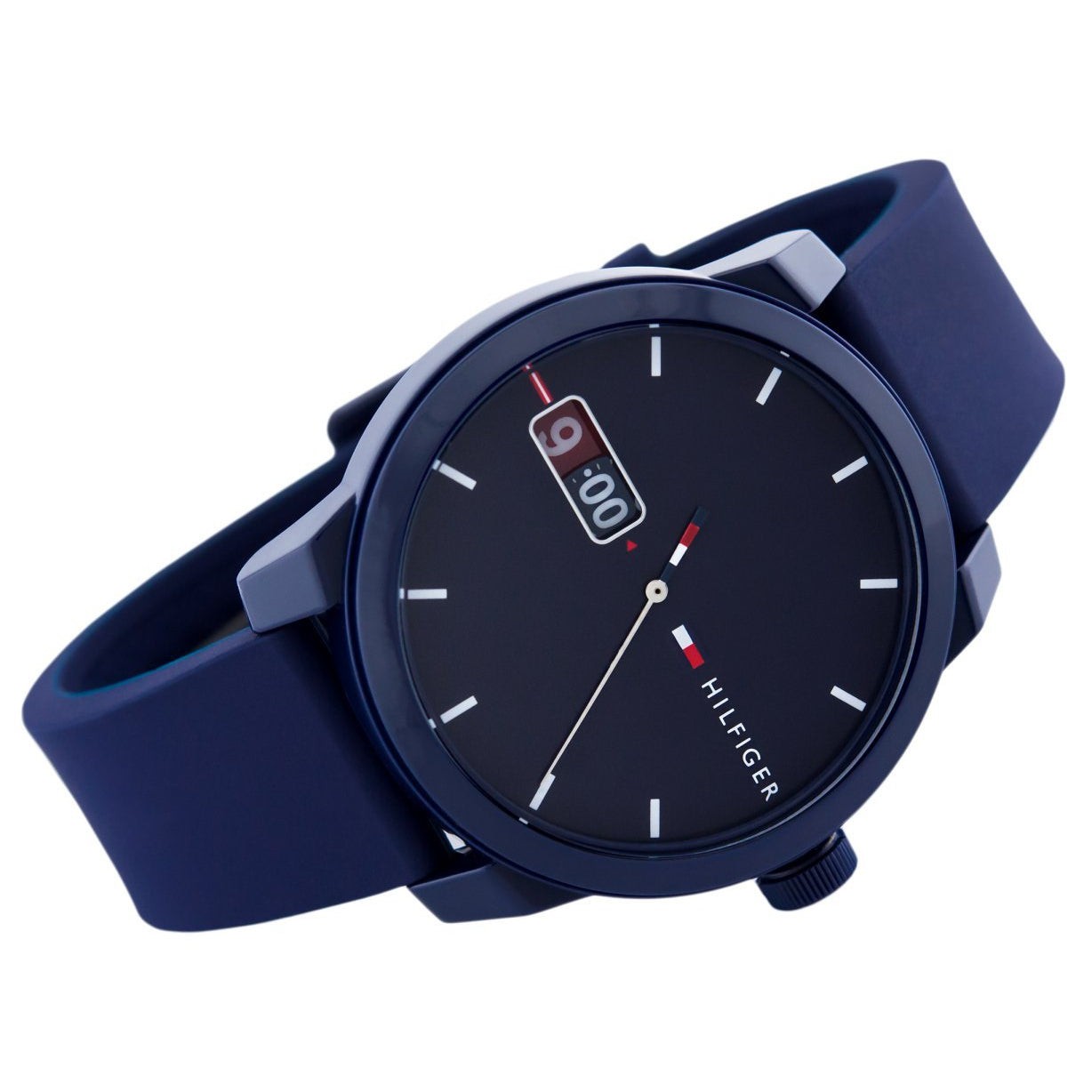 Buy Tommy Hilfiger Quartz Silicone Strap Blue Dial 42mm Watch for Men - 1791381 in Pakistan