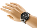 Buy Tommy Hilfiger Mens Quartz Leather Strap Black Dial 44mm Watch - 1710395 in Pakistan
