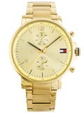 Buy Tommy Hilfiger Mens Quartz Gold Stainless Steel Gold Dial 44mm Watch - 1710415 in Pakistan