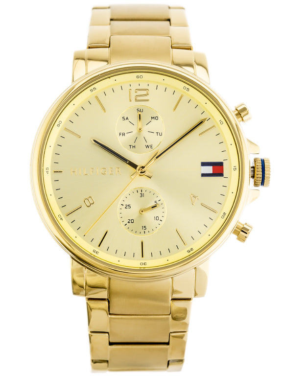 Buy Tommy Hilfiger Mens Quartz Gold Stainless Steel Gold Dial 44mm Watch - 1710415 in Pakistan