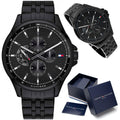 Buy Tommy Hilfiger Chronograph Quartz Stainless Steel Black Dial 44mm Watch for Men - 1791611 in Pakistan