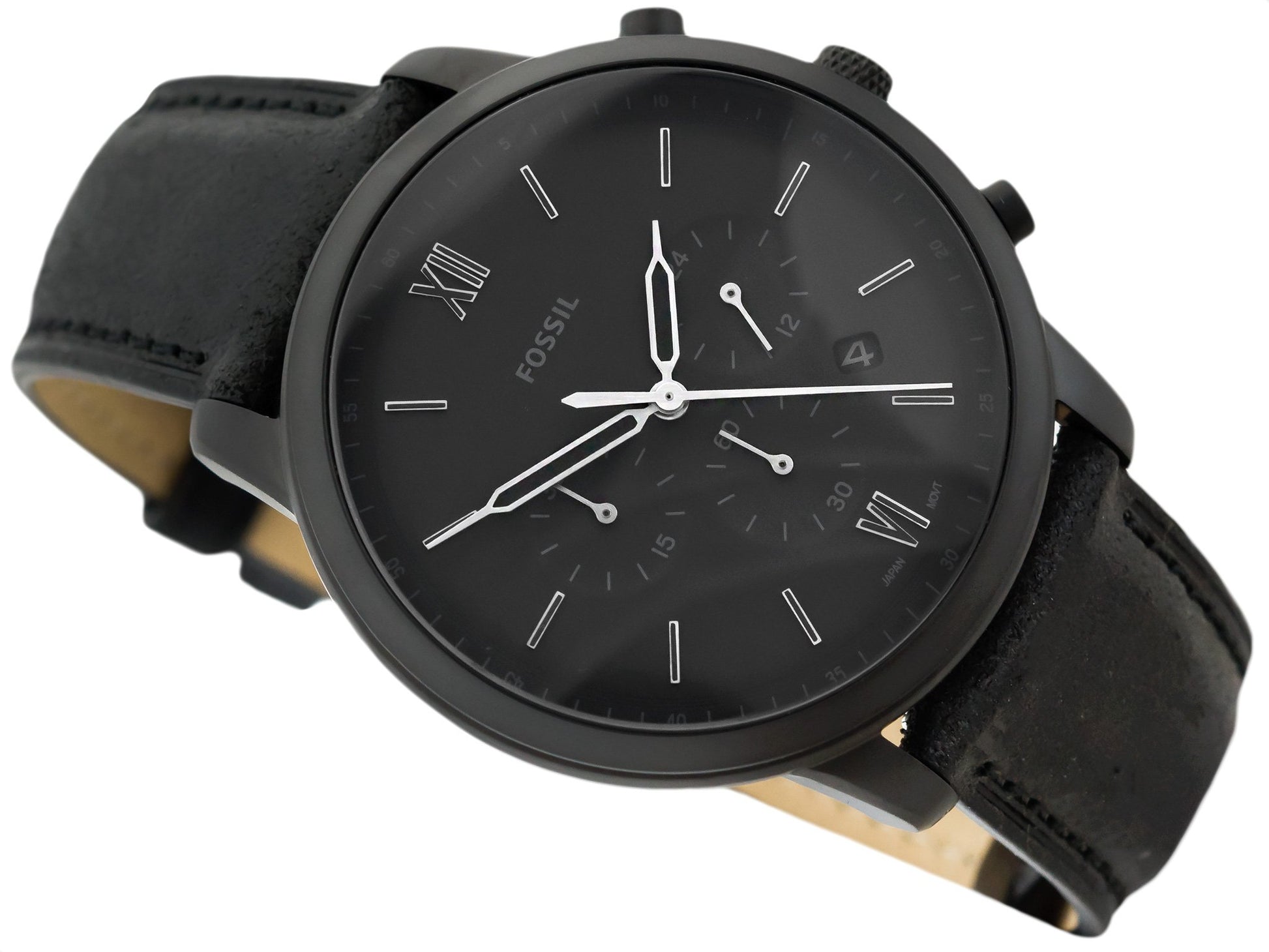 Buy Neutra Analog Black Dial Black Leather Strap Watch For Men in Pakistan
