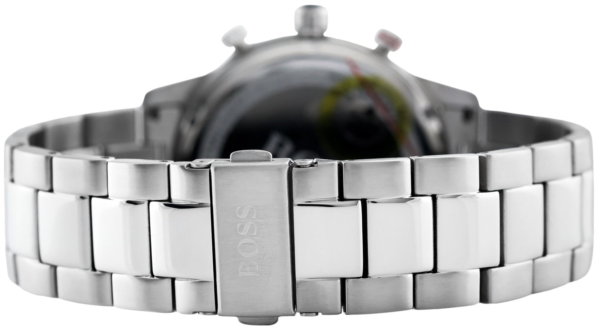 Buy Hugo Boss Mens Chronograph Quartz Rafale Silver Stainless Steel Blue Dial 43mm Watch - 1513510 in Pakistan