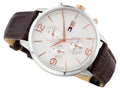 Buy Tommy Hilfiger Mens Quartz Brown Leather Strap White Dial 42mm Watch - 1710360 in Pakistan