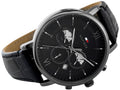 Buy Tommy Hilfiger Mens Quartz Leather Strap Black Dial 44mm Watch - 1710395 in Pakistan