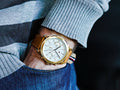 Buy Tommy Hilfiger Mens Quartz Brown Leather Strap Silver Dial 44mm Watch - 1791742 in Pakistan