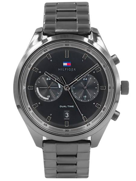 Buy Tommy Hilfiger Mens Quartz Stainless Steel Grey Dial 44mm Watch - 1791727 in Pakistan