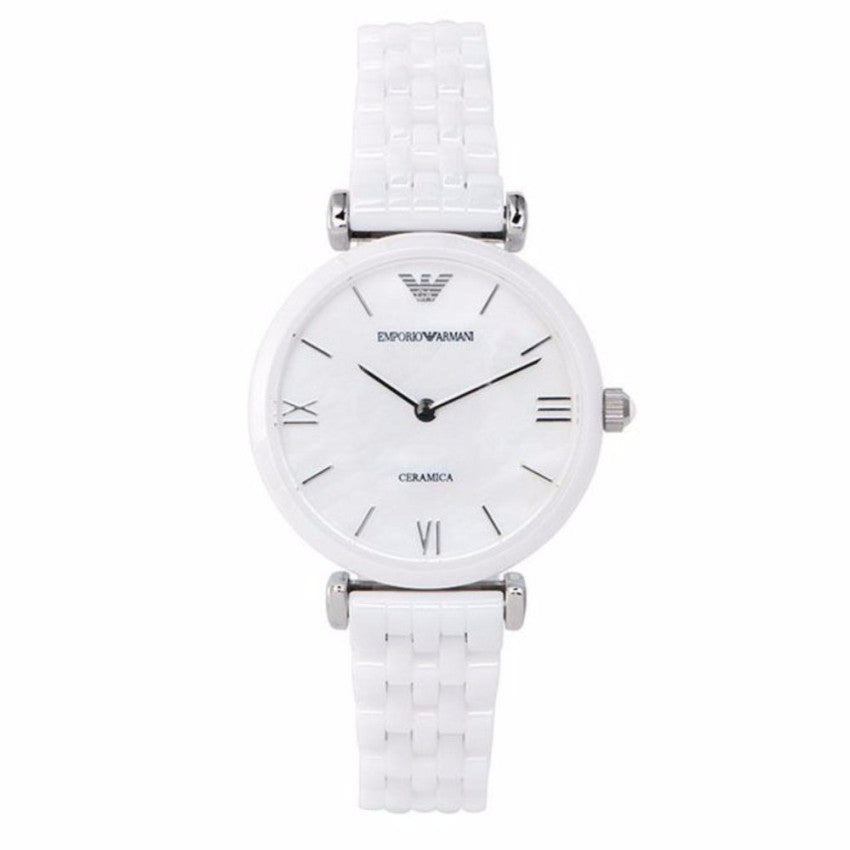 Buy Emporio Armani Womens Quartz Stainless Steel Mother Of Pearl 30mm Watch - Ar1485 in Pakistan