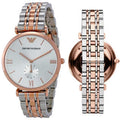 Buy Emporio Armani Men’s Quartz Two Tone Stainless Steel Silver Dial 40mm Watch - AR1677 in Pakistan